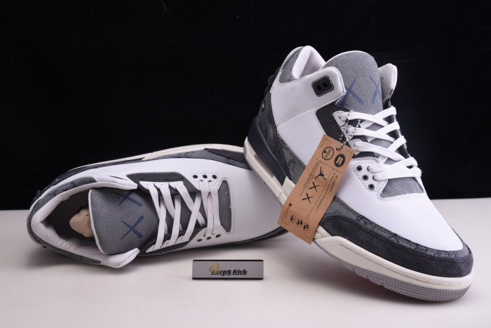 KAWS x Air Jordan 3 Company Grey